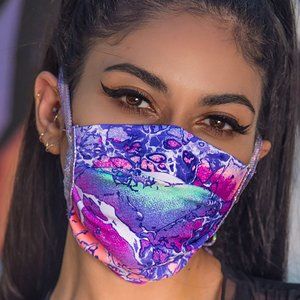 Electric Lavender Dust Mask - Festival